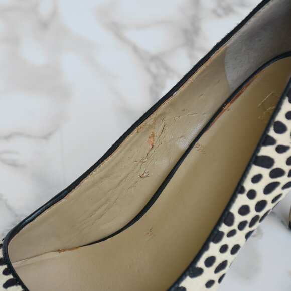 NWOT Ann Taylor Cheetah Liz Zipper Heel 8 - Picture 8 of 8